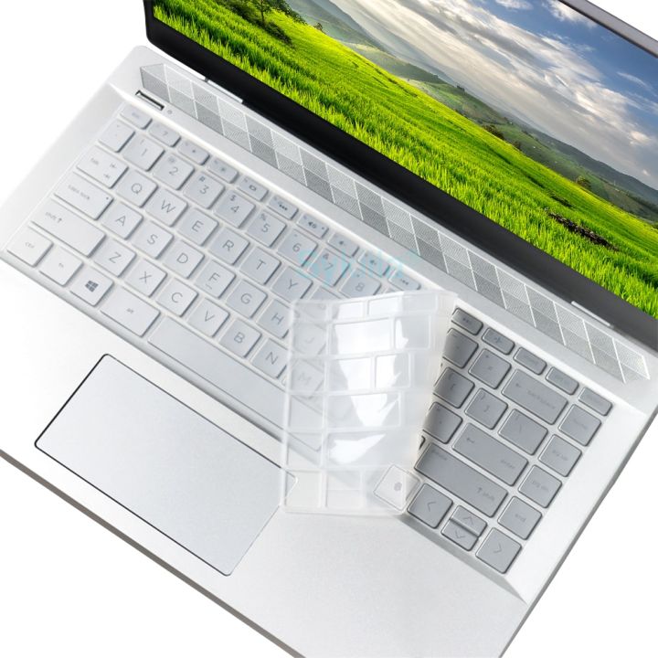 Keyboard%20Cover%20for%20HP%20Laptop%2014%20inch%20Essential%2014g%2014q%2014s%2014t%2014z%20G14%20Slatebook%20Laptop%20Notebook%20Silicone%20Protector%20Skin%20Case%20-%20Image%202
