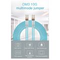 10g Multi-mode OM3 LC UPC-LC UPC Patch Cord Fiber Optic Jumper 2.0mm 50/125um Multi-mode Cables. 