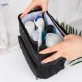 Large Makeup Bag, Zipper Makeup Case Handbag Cosmetic Organizer Bag Train Case for Makeup Brushes. 