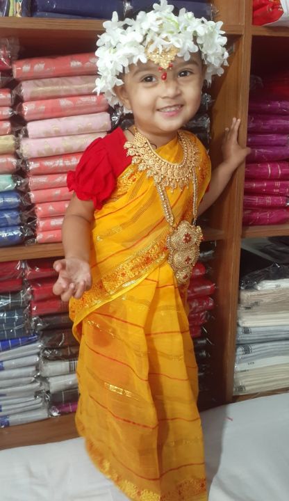 Baby%20Saree%20for%20Children%20Fashionable%205%20Haat%20Design%20-%20Image%202