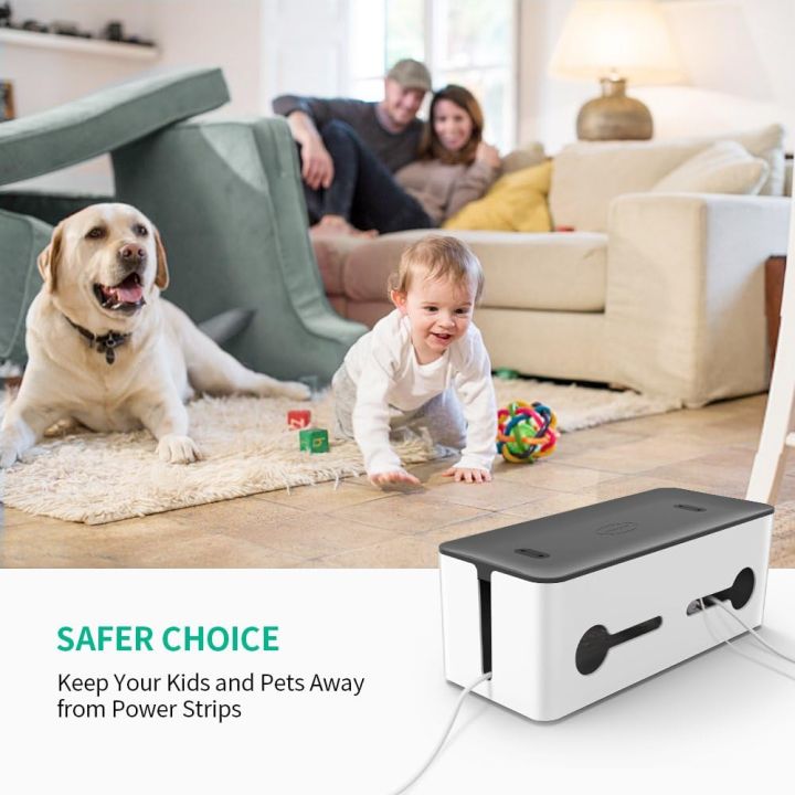 UGREEN%20LP110%20Universal%20Cable%20Management%20Box%20Small/Large%20Size%20-%20Ugreen%20Smart%20Power%20Socket%20Container%20Premium%20-%20green%20Wire%20Line%20Storage%20Box%20Prevent%20Children%20touch%20-%20Image%205