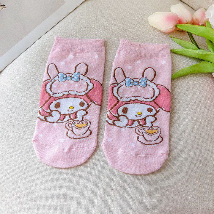 Japanese%20style%20cartoon%20socks%20women's%20bunny%20cute%20short%20socks%20Korean%20version%20women's%20boat%20socks%20cotton%20socks%20-%20Image%203