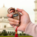 Rotating Prayer Beads With Led Digital Counter Portable Finger Tasbeeh Misbaha Counter Prayer Islamic Tasbih Muslim Eid Gifts. 
