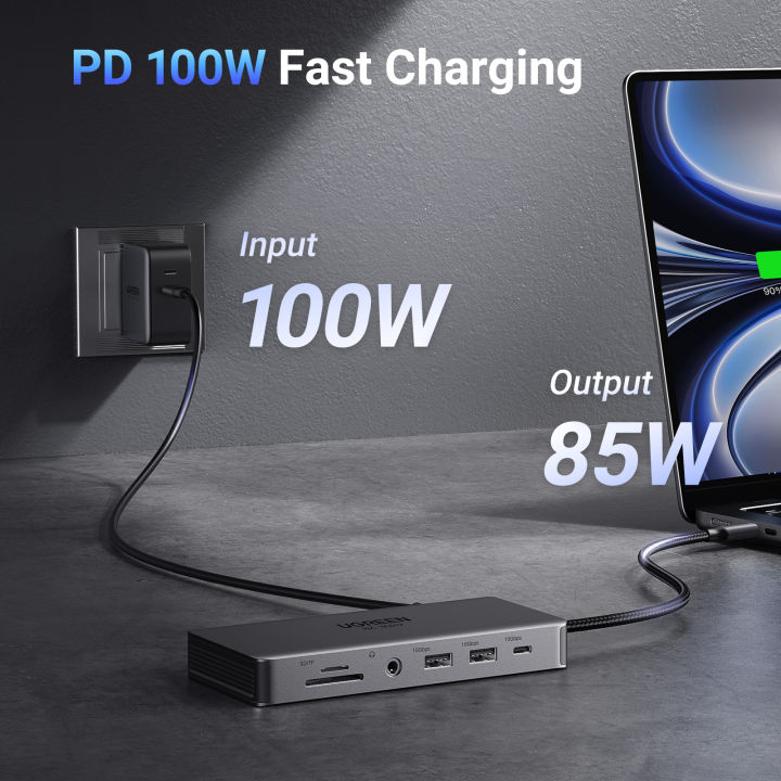 UGREEN%20USB%20C%20HUB%208K30Hz%204K60Hz%20USB%20C%20to%202xHDMI%202.1%20RJ45%20USB%203.0%20PD%20Adapter%20for%20Macbook%20iPad%20M2%20M1%20PC%20Accessories%20USB%20C%20Splitter%20-%20Image%205