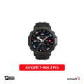 Amazfit T-Rex 3 Pro 1.5" Amoled Display With 3000-nit Rugged Smartwatch- Black.