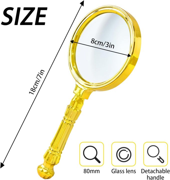 Portable%20Magnifying%20Glass%20with%20Split%20Handle,%2010X%20Handheld%20Reading%20Magnifying%20Glass%20for%20Seniors%20&%20Kids,%2080mm%20Gold%20Colored%20Magnifier%20with%20Real%20Glasses%20for%20Reading%20Inspection%20Coins%20Jewelry%20-%20Image%202