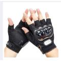 Pro Biker Motorcycle Riding Hand Gloves Half Finger - Multi color. 
