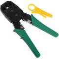 Crimping Tool, RJ45, RJ11 CAT5e/CAT6 LAN CUTTER With Cable Cutter Manual Crimper. 