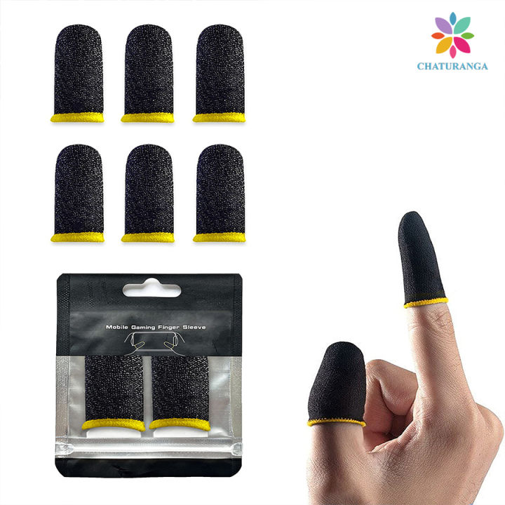 Mobile Gaming Finger Sleeves Sweat Proof Thumb Finger Socks