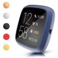 【Sandmdm】 Flexible Scratch-resistant Matte Tpu Cover for Fitbit Versa 3 2 Sense Smart Watch Case Screen Protector Shell Thin Bumper. 
