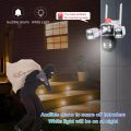 LS VISION 8K 10X Zoom WiFi IP Camera Outdoor Three screen 360° View PTZ Cam AI Tracking CCTV Video Surveillance Security Cameras.