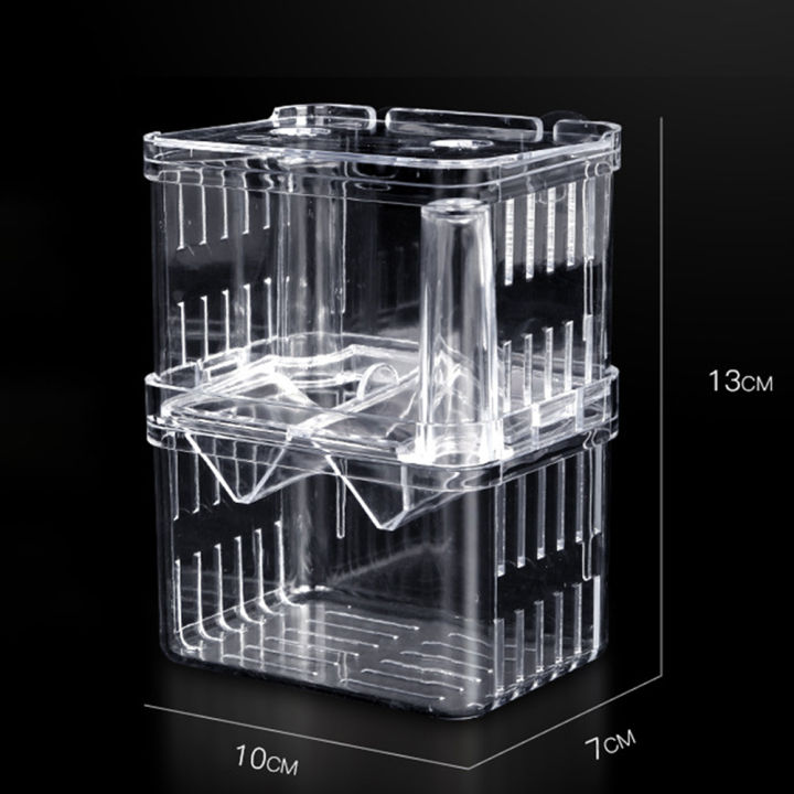 Qiunery%203%20Sizes%20Double-layer%20Clear%20Fish%20Breeding%20Isolation%20Box%20Aquarium%20Fish%20Tank%20Hatching%20Incubator%20Fish%20House%20-%20Image%205