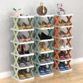 Vertical Shoe Rack - Big Size 5 Tier Shoe Rack Space Saving for Entryway Bedroom Living Room (30x28x17.5cm). 