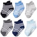 6 Pairs Baby Boy Girl Socks Summer Anti Slip for Newborn Infant Toddler Plain Solid Non-slip Casual Cotton Low Foot Accessories. 