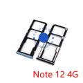 Replacement Dual Sim Tray Holder for Xiaomi Redmi Note 12 4G Sim Slot.