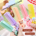 Hair care Hair comb Safey Portable Round head Smooth handle Colorful Comb Cartoon for Daily hair care Maternitycare Toddler hair styling Salon use Travel. 