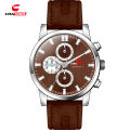 CHAXIGO Fashion and Trendy Men's Watch, Small and Versatile Business Leather strap, Waterproof Sports and Trendy Watch. 