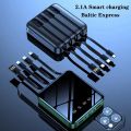 20000mAh Power Bank Portable Fast Charger Battery Pack 4 USB.