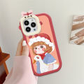 DEL for Redmi Note 12 4G Back Cover Lovely Girl Phone Case Monster Lens Camera Protection Mobile Cover. 