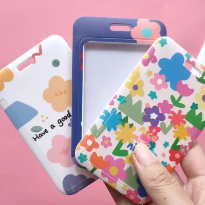 Fashion%20Flower%20Women%20Card%20Protector%20Cover%20Case%20Card%20Holder%20Neck%20Strap%20with%20Lanyard%20Badge%20Holder%20Work%20ID%20Card%20Bus%20ID%20Card%20Holder%20-%20Image%203