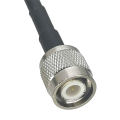 RG58 TNC Male Plug to TNC Male Plug Right Angle Connector Jumper Pigtail Cable. 