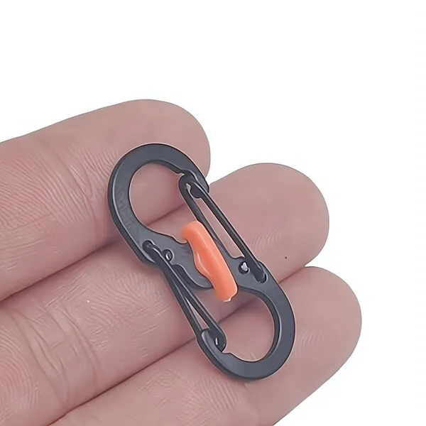 03%20Pcs%20Anti%20opening%20Anti%20Lock%20S%20buckle%20with%20locked%208-shaped%20buckle%20Stainless%20steel%20keychain%20S%20Type%20Shape%20Double%20Buckle%20Key%20Ring%20Snap%20-%20Image%202