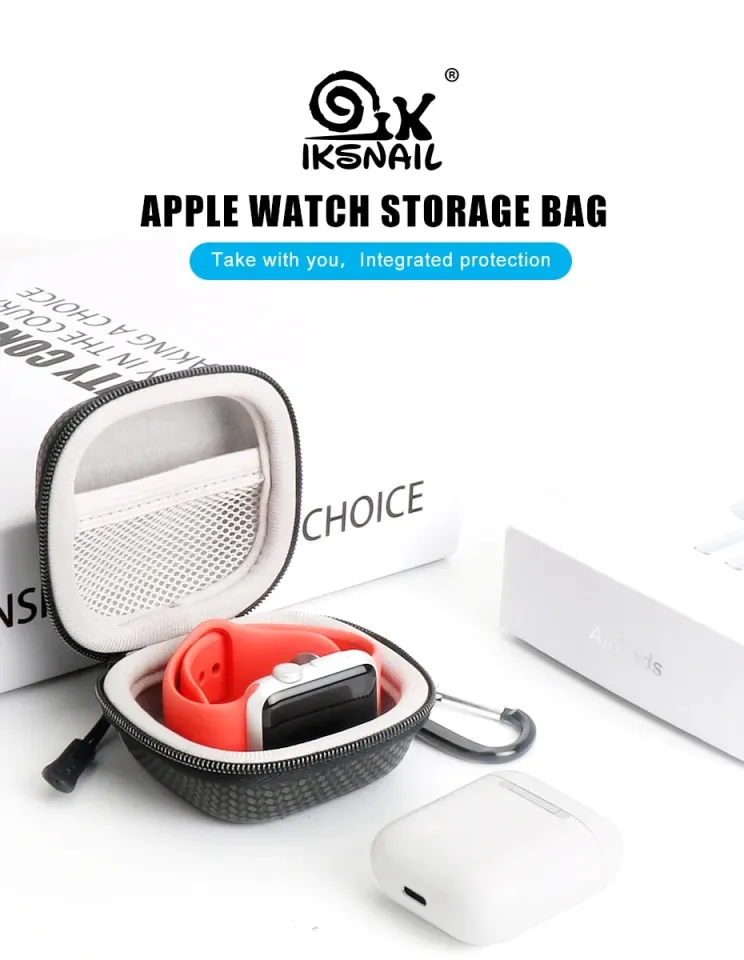 IKSNAIL Earphone Case For Apple AirPods Watch Bag For Wireless