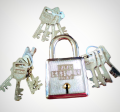 Lock With 12 Key High Security Pad Lock Indian - Door Bottom Sealing Strip. 