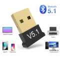 BT 5.1 Wireless Bluetooth Adapter USB Dongle For Desktop Laptop PC Multi Device Bluetooth Audio Receiver Transmitter BT5.1 By Exotic mart. 