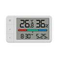 Xiaomi MHO-C306 MiaoMiaoCe Intelligent Thermometer Hygrometer Multi Function Clock HD Digital Display Weather Station. 