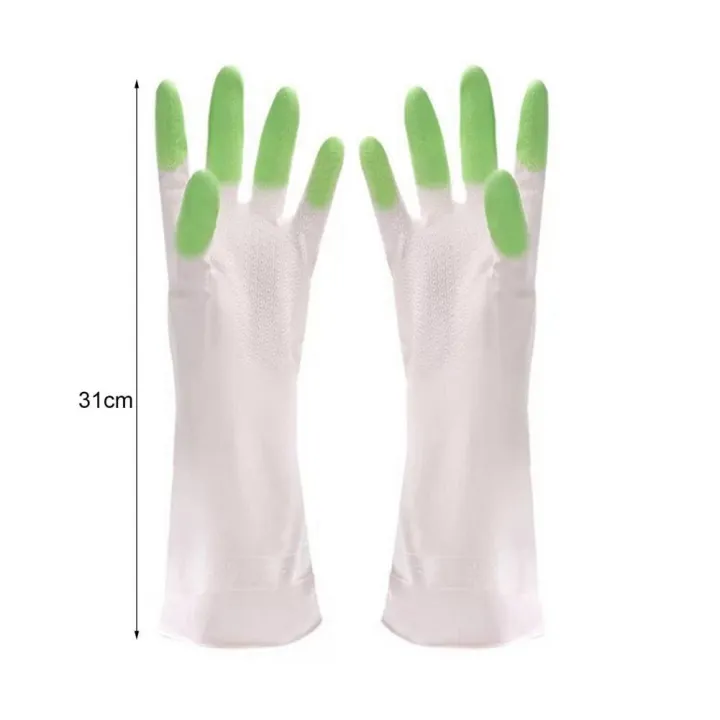 1%20Pair%20Cleaning%20Gloves%20Non-Slip%20Waterproof%20PVC%20White%20Long%20Sleeve%20Dishwashing%20Rubber%20Gloves%20Kitchen%20Supplies%20Kitchen%20Clean%20Tool%20-%20Image%208
