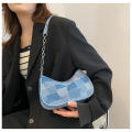 French niche chain bag women's new handbag advanced all-match retro one-shoulder armpit bag.