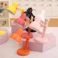 Mini LED Table Lamp Fold-able Night Reading Book Computer Night Lights Eye Protections For Night Study Travel Portable LED. 