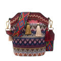 【beauty code store】(NEW)Hippie Shoulder Bag Ladies Vintage Crossbody Purse Vintage Tassel Shoulder Bag Retro Crossbody Bag Handwoven Sling Purse. 