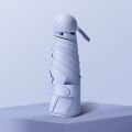 Ultra-light And Compact Portable Capsule Umbrella UV Protective Umbrella Mini Six Bone Umbrella. 