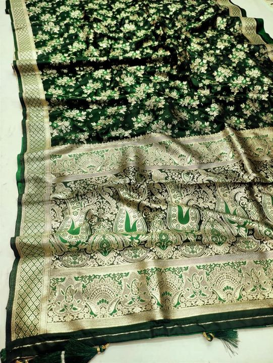 অরিজিনাল ইন্ডিয়ান TANABANA সিল্ক শাড়ী  ১৪ হাত শাড়ী রানিং ব্লাউজ পিস আছে