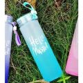 Water Bottle Hello Master Glass Drinking water Bottle 450ml - Water Bottle -. 