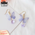 Party Elegant Women Butterfly Heart Long Dangle Hook Earrings Jewelry Gift. 