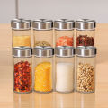 Spice Rack With 12 Jars, Countertop Spice Tower, Round Spice Rack, Countertop Spice Rack, Revolving Spice Rack Organizer for Seasoning Dried Herbs -12 Spice Jars (Stainless Steel). 