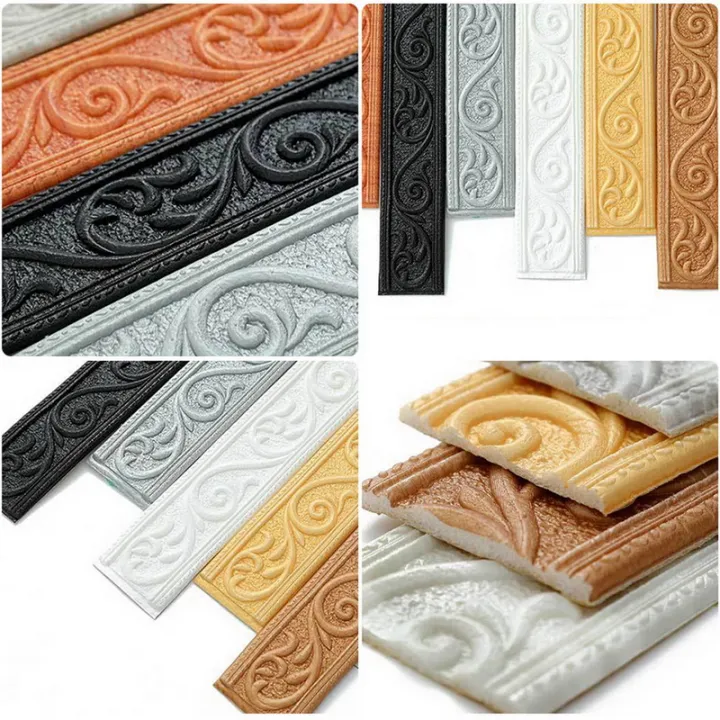 29%20Styles%203D%20Foam%20Wall%20Edge%20Strip%20Stickers%20Self%20Adhesive%20Waterproof%20Baseboard%20Corner%20Waist%20Line%20Sticker%20Border%20Home%20Decor%20-%20Image%203