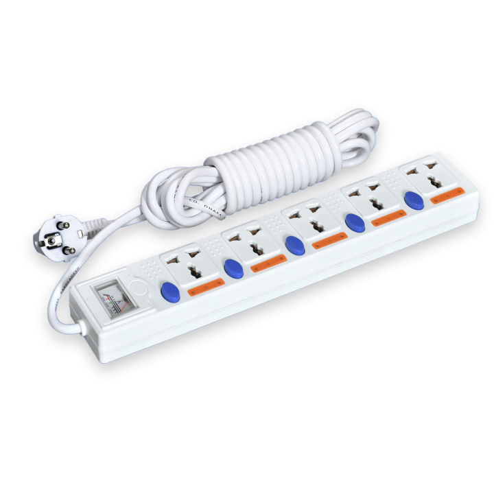 Maxline%205%20Gang%20Multi%20Extension%20Socket%20Model:%20ML-255-2%20pin%20Plug/3%20Miter%20Wire%20(%2010%20Fit/Hand%20Long%20Wire)%20-%20Image%204