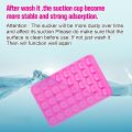 2 Pack Suction Cup Phone Case Mount Double-Sided,Silicon Sticky Phone Stand for iPhone and Android, Hands-Free Strong Grip Holder for Selfies and Videos. 