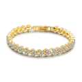 Women Fashion Roman Style Zircon Crystal Bracelet Bangles  for Gifts. 