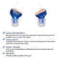 Best Hearing Aids Small Inner Ear Invisible Hearing Aid Adjustable Wireless Mini CIC Left/right Ear Best Sound Amplifier  Pair. 