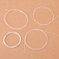 BRADOO- 2 Set Musical Instrument Accessories:1 Set White Nylon Ukulele String Set & 1 Pcs Tuning Pegs Tuners Machine Heads 2R 2L.