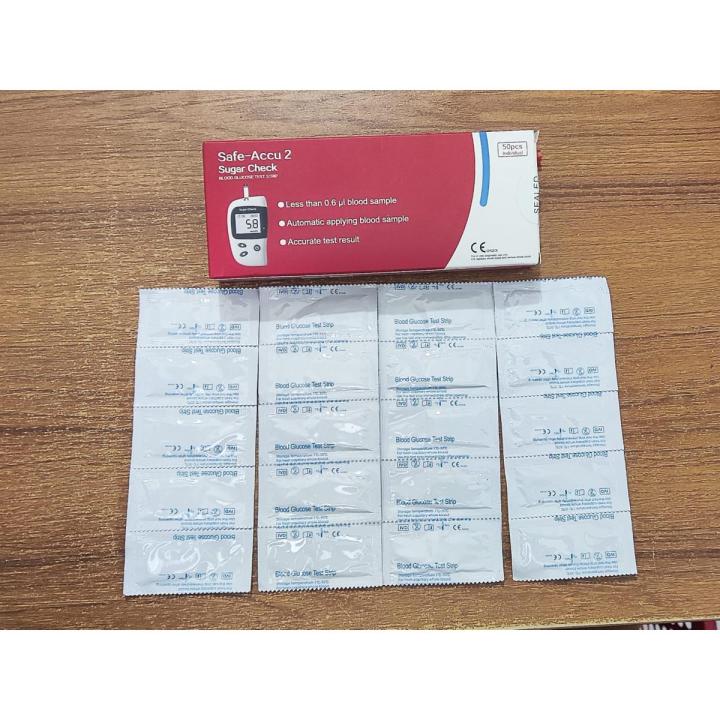 Sugar Check Blood Glucose Test Strips 25pcs individual