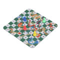 Plastic Chess Set 4 Chess Pieces Foldable Abrasion Proof Lightweight Board Game Set 24cm for Home. 