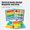 GC Magnetic Fraction Puzzle Teaching Aids Math Fractions Manipulatives Educational Toys Gifts For Boys Girls.