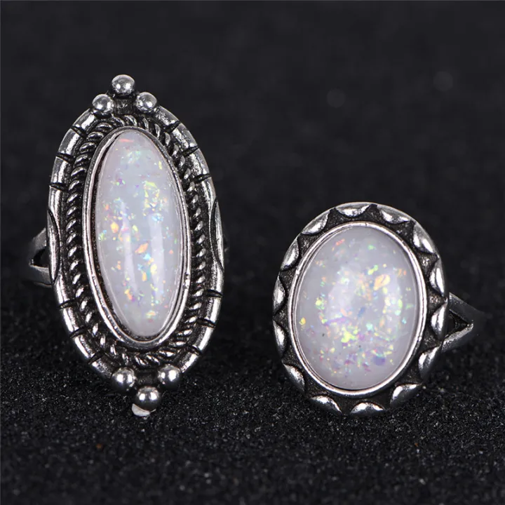 8PCS/Set%20Ring%20Silver%20White%20Fire%20Opal%20Ring%20Wedding%20Engagement%20Ring%20WomenJewelry%20-%20Image%205
