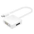 3 In 1 mini Displayport DP to DVI HDMI DP Cable Adapter Display port Male to Female for Mac Macbook Pro Air. 